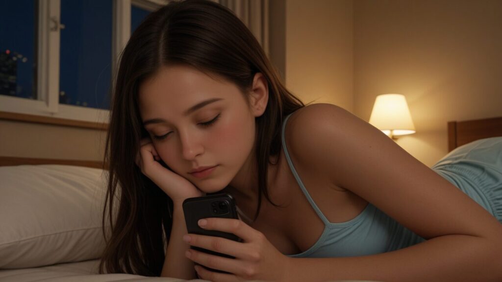 振り向いてくれない恋に悩む女性