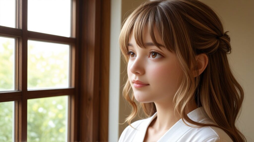 振り向いてくれない恋に悩みながらも前向きに考え始めた女性