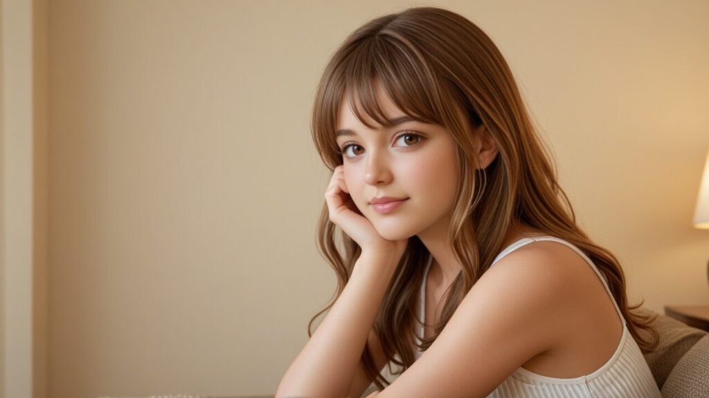 恋愛に疲れた心が少し落ち着き、静かに気持ちを整え始めた女性